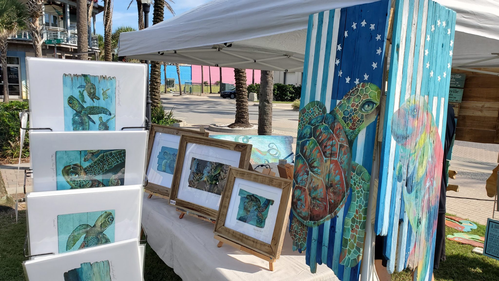 Artist Booth Jax Beach Arts Market